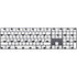 White and Black Hearts Magic Keyboard with Numeric Keypad Skin