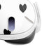 White and Black Hearts Meta Quest 3 Skin