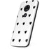 White and Black Hearts Moto E5 Play Skin