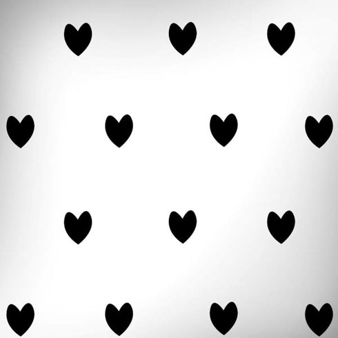 White and Black Hearts Moto G6 Skin
