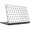 White and Black Hearts MSI GS65 Stealth Laptop Skin