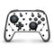 White and Black Hearts Nintendo Switch Pro Controller Skin