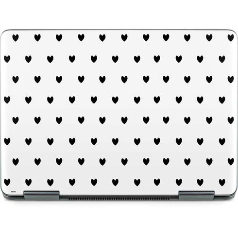 White and Black Hearts Notebook 9 Pro 13in (2017) Skin