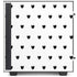 White and Black Hearts NZXT H510 Compact ATX Mid-Tower Case Skin