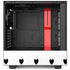 White and Black Hearts NZXT H510 Compact ATX Mid-Tower Case Skin