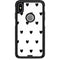 White and Black Hearts Otterbox Commuter iPhone Skin