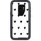 White and Black Hearts Otterbox Defender Galaxy Skin