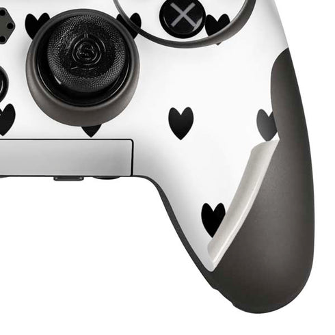 White and Black Hearts PlayStation Scuf Vantage 2 Controller Skin