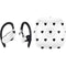 White and Black Hearts PowerBeats Pro Skin