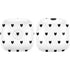 White and Black Hearts PowerBeats Pro Skin