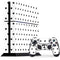 White and Black Hearts PS4 Console and Controller Bundle Skin