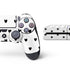 White and Black Hearts PS4 Console and Controller Bundle Skin