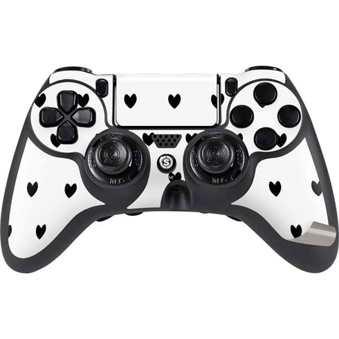 White and Black Hearts PS4/PC SCUF Impact Controller Skin
