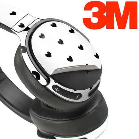 White and Black Hearts Skullcandy Venue Skin