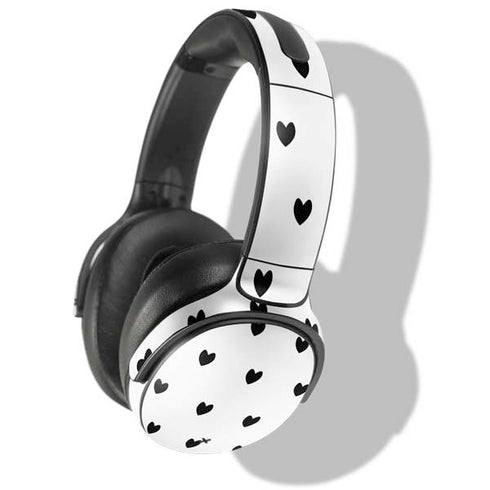 White and Black Hearts Skullcandy Venue Skin