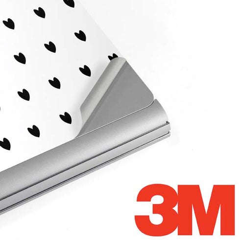 White and Black Hearts Surface Book 2 15in Skin