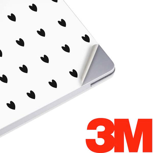 White and Black Hearts Surface Laptop 3 13.5in Skin