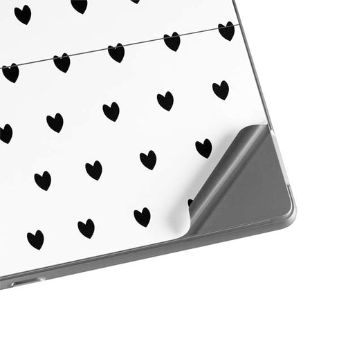 White and Black Hearts Surface Pro 8 Skin