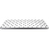 White and Black Hearts Universal Laptop 12in (9.8 x 6.8in) Skin