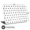 White and Black Hearts Universal Laptop 16in (13 x 9.4in) Skin