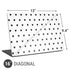 White and Black Hearts Universal Laptop 16in (13 x 9.4in) Skin