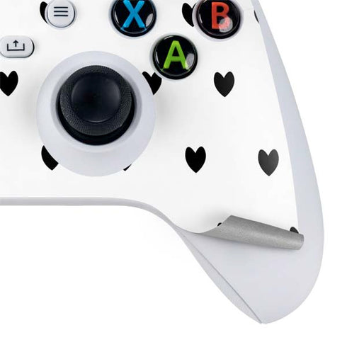 White and Black Hearts Xbox Series S Skins