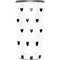 White and Black Hearts Yeti 20oz Tumbler Skin