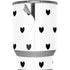 White and Black Hearts Yeti 20oz Tumbler Skin