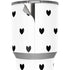 White and Black Hearts Yeti 30oz Rambler Tumbler Skin