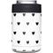 White and Black Hearts Yeti Colster Can Insulator Skin