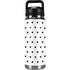 White and Black Hearts YETI Rambler 26oz Bottle Skin