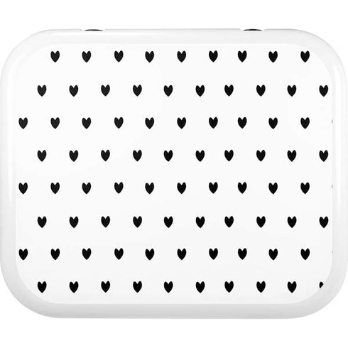 White and Black Hearts YETI Roadie 24 Hard Cooler Skin