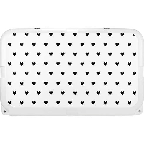 White and Black Hearts YETI Tundra 45 Hard Cooler Skin