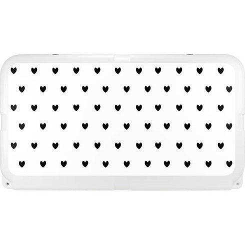 White and Black Hearts YETI Tundra 75 Hard Cooler Skin