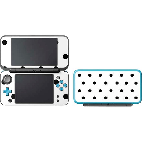 White and Black Polka Dots Nintendo 2DS XL (2017) Skin