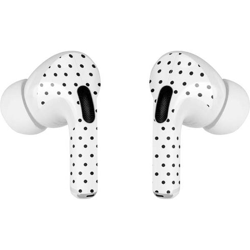 White and Black Polka Dots AirPods Pro 2nd Gen Skin