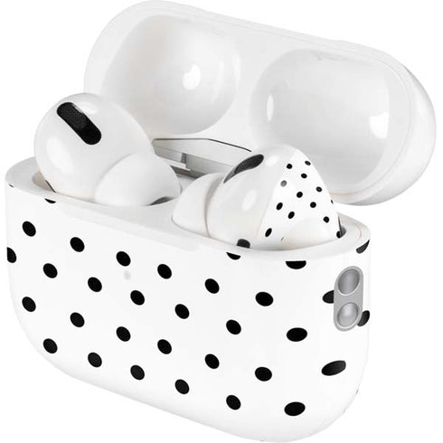 White and Black Polka Dots AirPods Pro 2nd Gen Skin