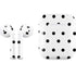 White and Black Polka Dots Apple AirPods 2 Skin