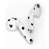 White and Black Polka Dots Apple AirPods 2 Skin