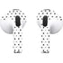 White and Black Polka Dots Apple AirPods (3rd Gen 2021) Skin