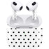 White and Black Polka Dots Apple AirPods (3rd Gen 2021) Skin