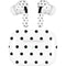 White and Black Polka Dots Apple AirPods Pro Skin