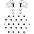 White and Black Polka Dots Apple AirPods Pro Skin