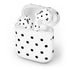 White and Black Polka Dots Apple AirPods Skin