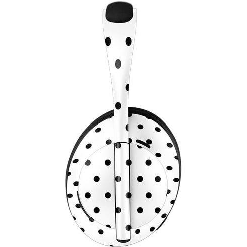 White and Black Polka Dots Bose Noise Cancelling Headphones 700 Skin