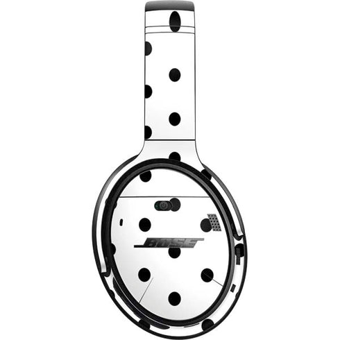 White and Black Polka Dots Bose QuietComfort 35 II Headphones Skin