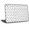 White and Black Polka Dots HP Chromebook Skin