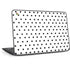 White and Black Polka Dots HP Chromebook Skin