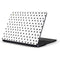 White and Black Polka Dots Samsung Chromebook Skin