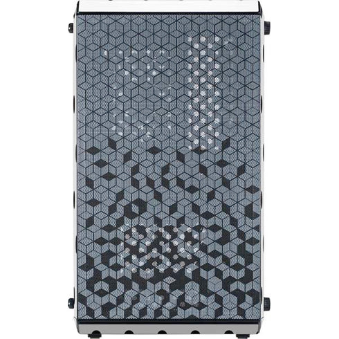 White and Black Polka Dots Cooler Master MasterBox Q300L Mini Tower Skin